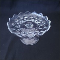Pressed Glass Moon and Sun Candy Dish