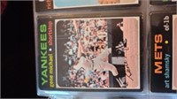 Gene Michael Yankees 1971 yankees Trading Card