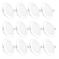 Sunco Lighting 5 Pack 6 Inch Slim LED Downlight,