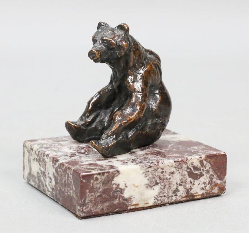 After C.M Russell Bronze Bear