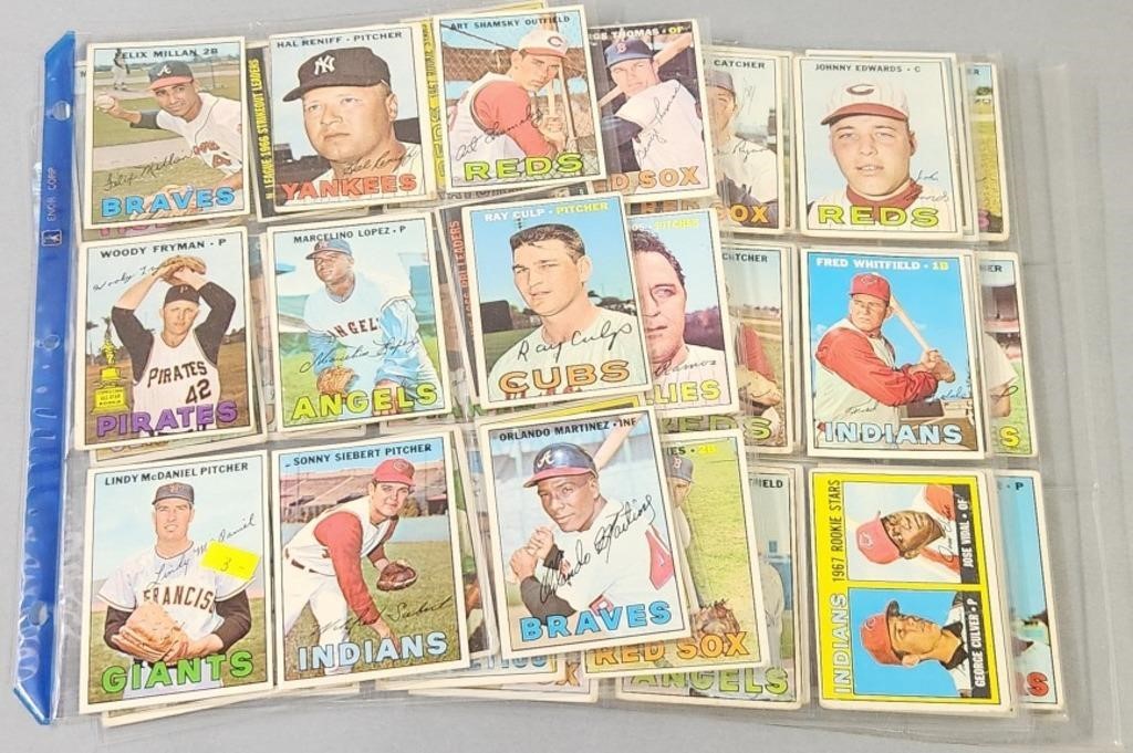 68 1967 Topps Baseball Cards