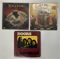 (I) 3 Rock Records LP 33 RPM Albums Including