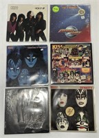 (I) 6 Kiss Tock Records LP 33 RPM (bidding on one