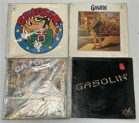(I) 4 Gasolin Rock Records LP 33 RPM Albums