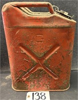 United States Marine Core '81 Jerry Can Metal Fuel
