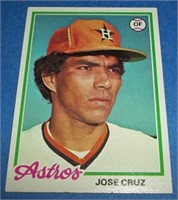 1978 topps Jose Cruz card