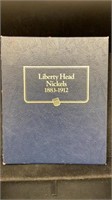 Liberty V Nickels Book 1883-1912-D, missing (3)