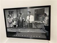 The Famous Rat Pack framed art 39 x 26