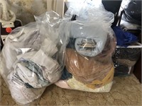 Two bags of linens