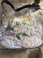 Bag of vintage doilies