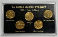 1999 Commemorative State Quarters, Gold Edition