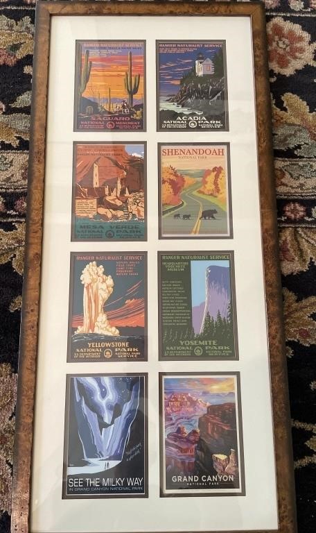 Framed -National Park Small Posters