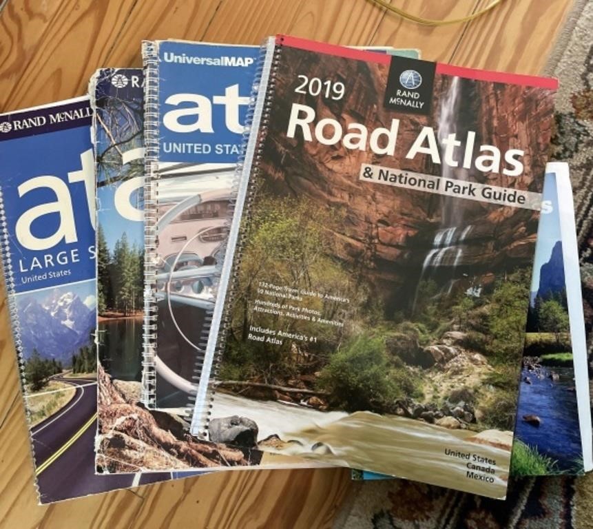 Assortment of Road Atlas