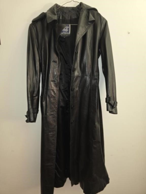Uburban heritage leather coat