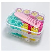 30 piece plastic hair rollers
