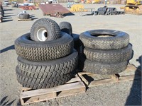 Assorted Tire Recaps & ATV Tires