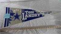 Tom Landry Years 1960-1989 Pennant