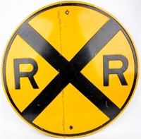 Official Vintage Metal Railroad Crossing Sign