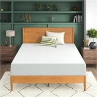 KING Zinus 10 Inch Green Tea Memory Foam Mattress