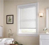 Cordless Faux Wood Blind 25x64in retail $40