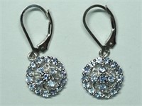 $200 Sterling Silver Tanzanite Earrings