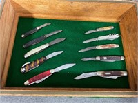 Old Pocket Knives w/ Case