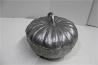 Aluminum Pumkin Candy Bowl by Wilton Co.