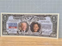Biden Harris banknote