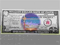 Faith banknote