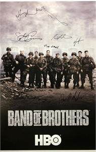 Band of Brothers Poster Autograph