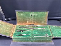 Engineering Drafting Tool Set With Case