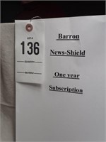 Barron Newshield 1 Year Subscription