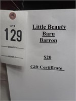Little Beauty Barn $20 Gift Certificate