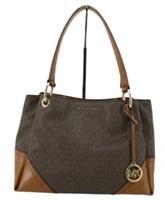 Michael Kors Monogram Brown Handbag