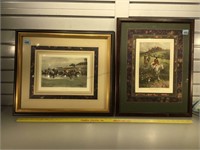 A pair of George Wright hand colored engravings,