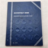 Roosevelt Dime Book Incl Silver