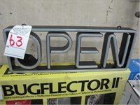 "OPEN" SIGN
