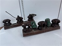 Insulators on steel mount