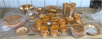 Approximately 50 Pieces of Lusterware Dishes