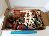 Dexlock Door Knob Set, Plastic Pipe Parts, Bolts,