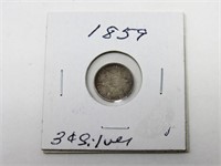 1859 3-CENT SILVER: