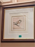 Con Campbell "Song Bird" Signed OIL ON BOARD