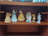 Two Royal Doulton Figures and 4 others