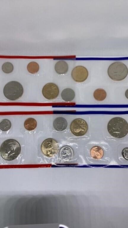 2002 & 2003 P/D uncirculated coin sets