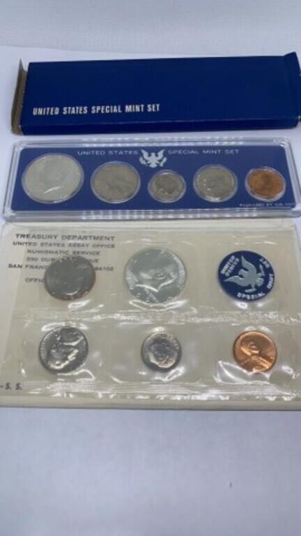 1965 & 1966 US Special Mint coin sets