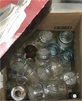 Box of Bottles & Jars, Ben Franklin, Pepsi,