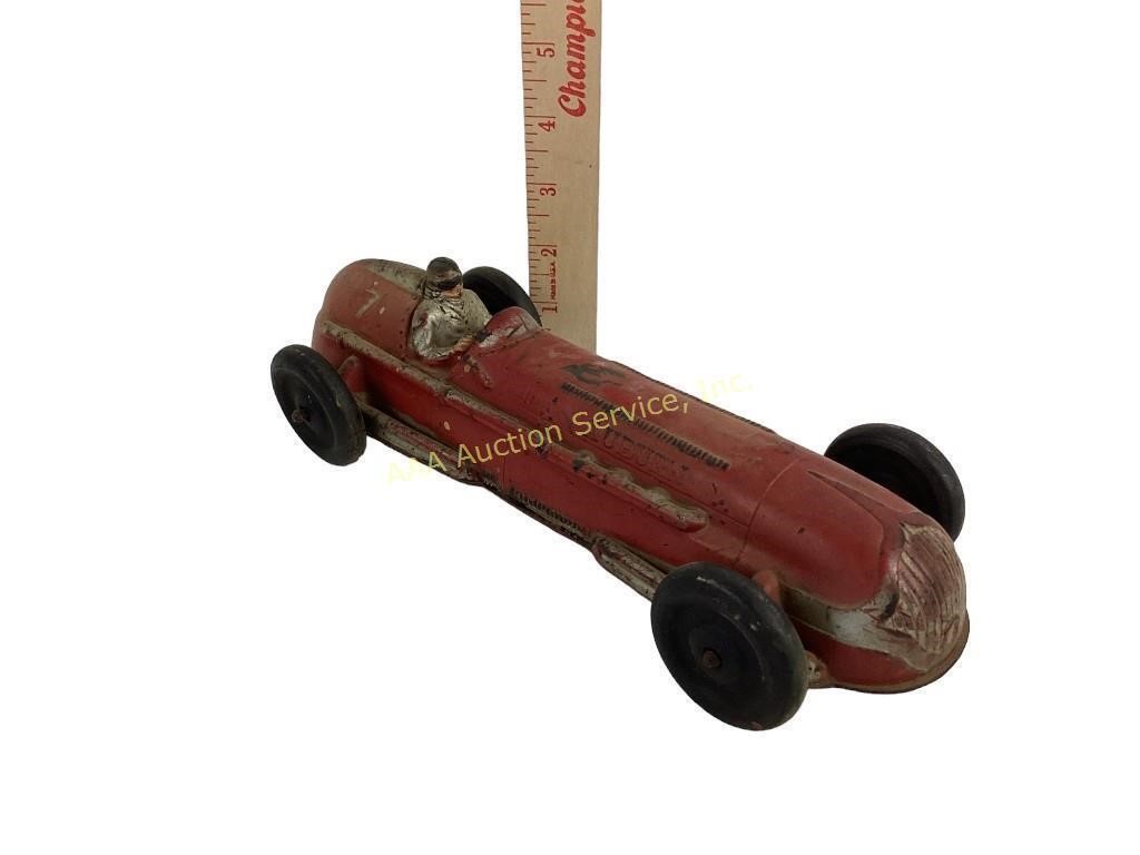 Large Auburn Rubber race car