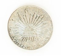 Coin 1895 8 Reales Libertad Silver Coin-Gem BU
