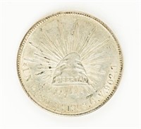 Coin 1908 Un Peso Libertad Silver Coin-Ch BU