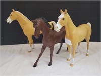 Johnny & Jane West Toy Horses 13"h One Needs Glue